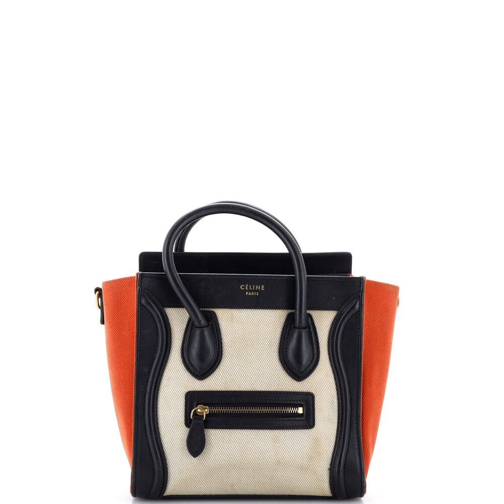 Celine Nano Bicolor Luggage Bag